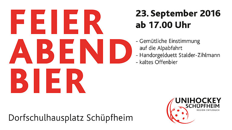 Flyer Feierabendbier 2016