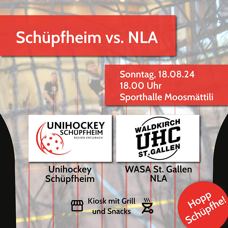 Schüpfheim vs. NLA - Herren 1 gegen WASA St.G Gallen