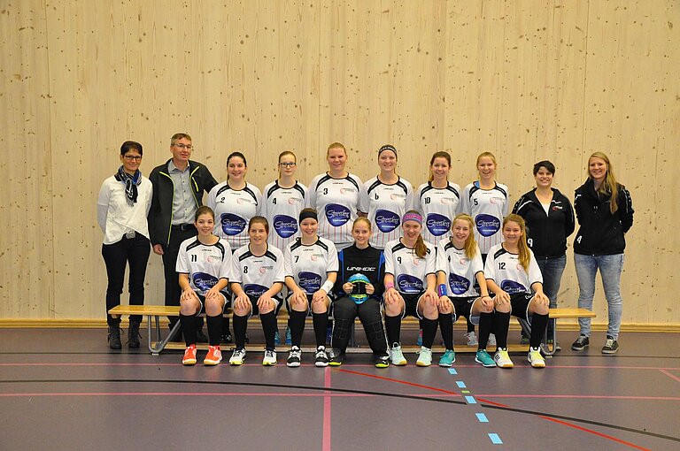 A Juniorinnen von Unihockey Schüpfheim
