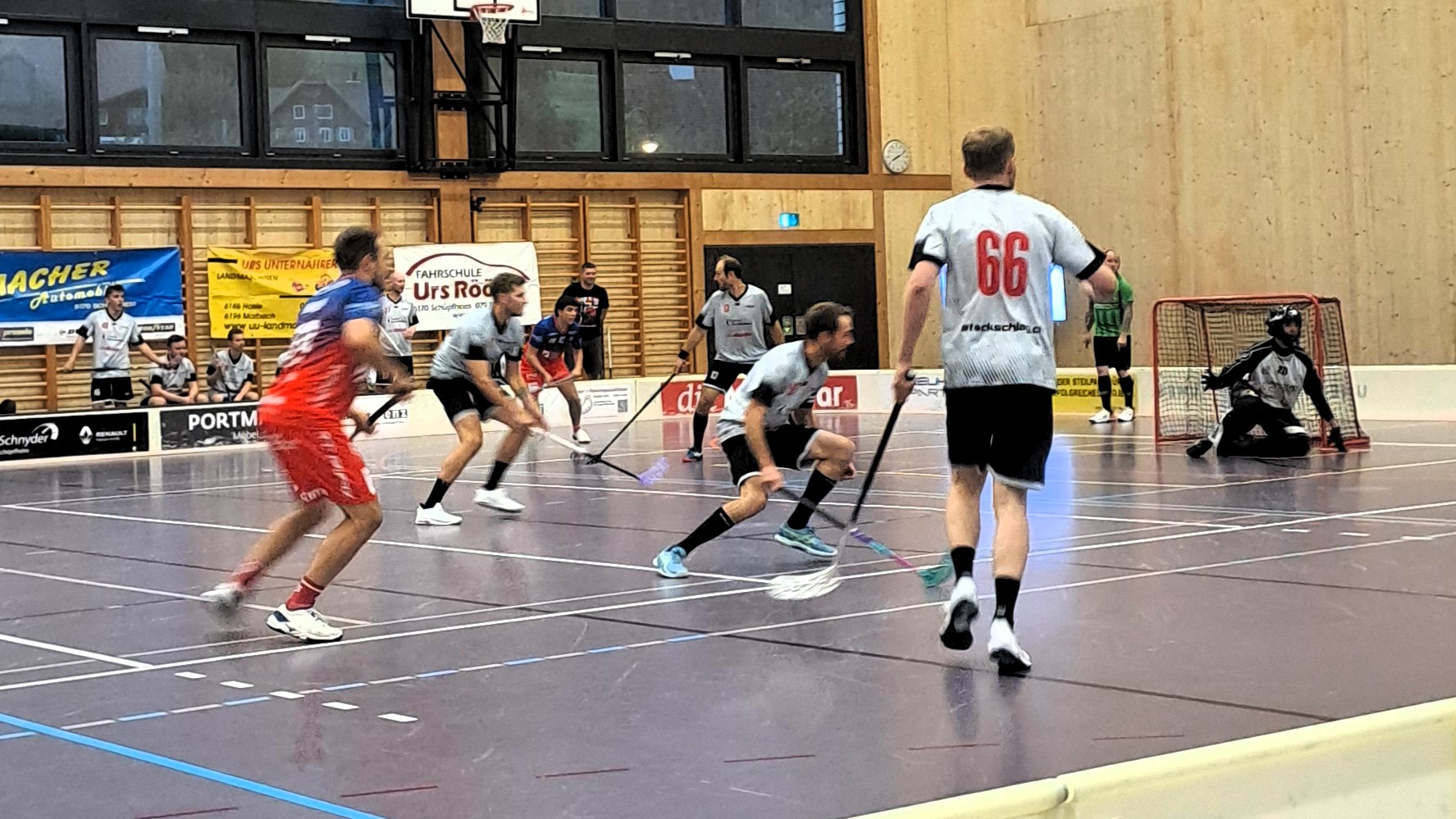 Die Entlebucher Defensive in Aktion